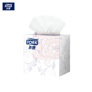 多康 1005109 80抽2层立方盒抽取式面巾纸