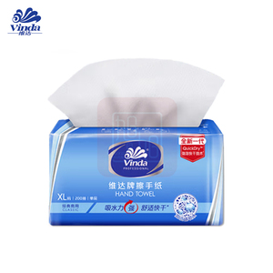维达 VS2060 200抽单层三折擦手纸